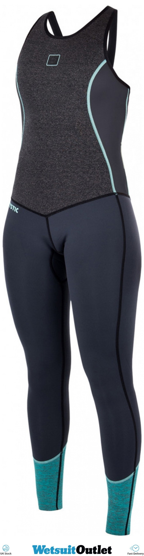 Mystic Ladies Diva 3/2mm Long John GREY 170269 Wetsuits 3mm